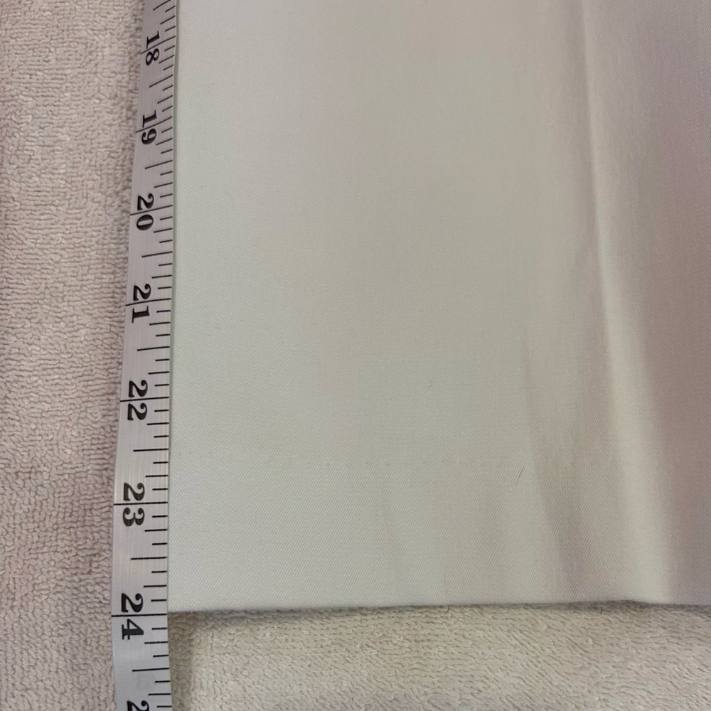 🤍”SPANX” NWT Women's 1X Petite Crisp White Flat Front Capris w/ Back Pockets - Picture 9 of 14